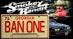 License Plate Smokey and the Bandit Trans Am "BAN ONE" Collectible