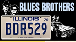License Plate Blues Brothers<bb> "BDR529" </bb> Collectible